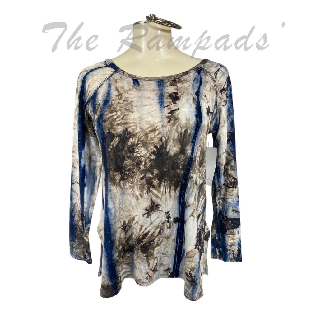NWT Karen Kane Tie Dye Long-sleeve Top